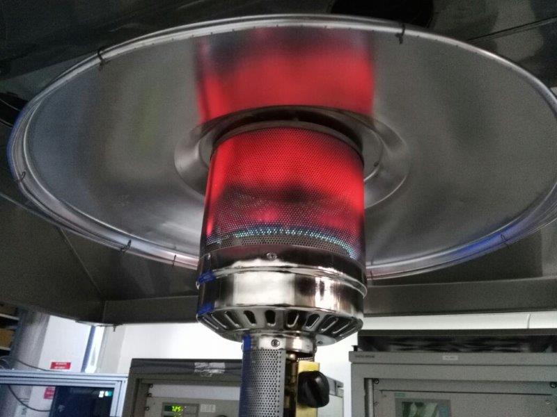 GAZLI ŞEMSİYE TİP TERAS ISITICILARI TEST VE BELGELENDİRME